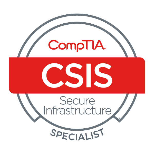 CompTIA Secure Infrastructure Specialist badge