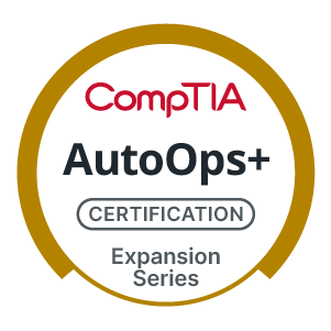 CompTIA AutoOps+ badge